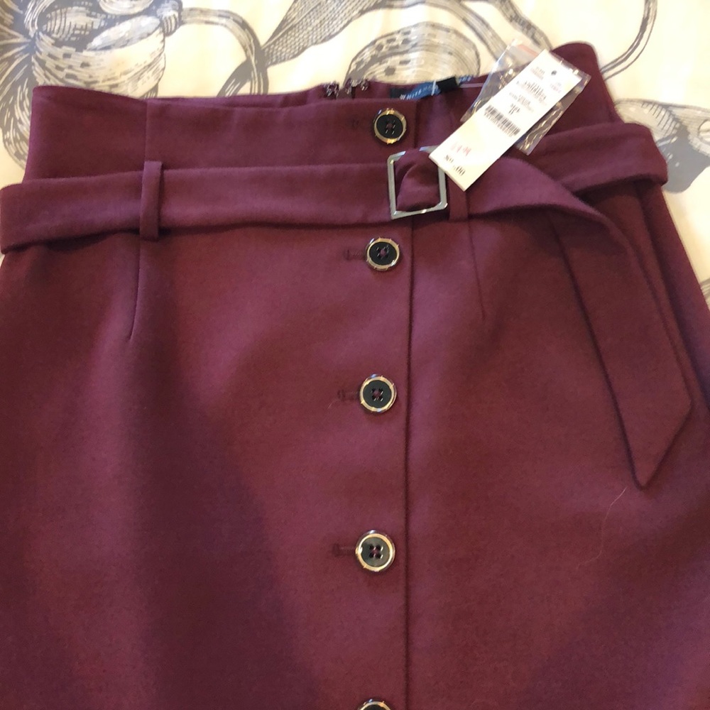 White House black market paper bag waist NWT 0